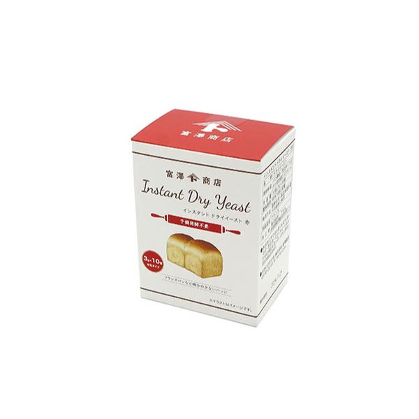 予備発酵が不要なインスタントタイプのドライイーストです。フランスパンなど糖分の少ないパンに。