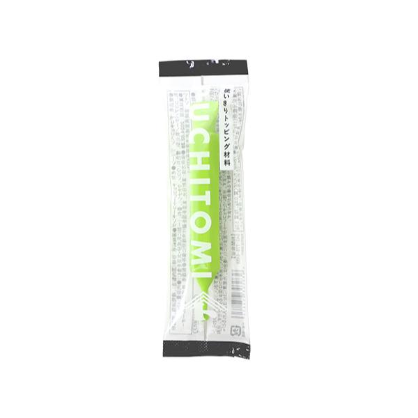 ペン型容器に入った、デコレーション用チョコレートです。50℃前後のお湯で湯煎してお使いください。チョコは固まるタイプです。