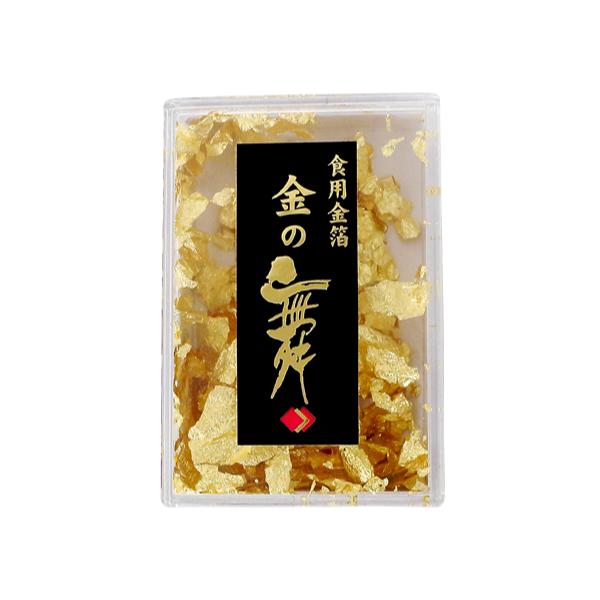 約20mmの金箔です。料理や飲み物の仕上げに彩ることで華やかに演出できます。