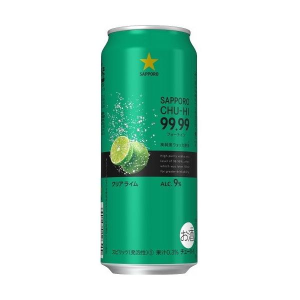サッポロチューハイ９９ ９９ フォーナイン クリアライム ５００ｍｌx１ケース ２４本 72 7432x24 とみづや千本酒店 通販 Yahoo ショッピング