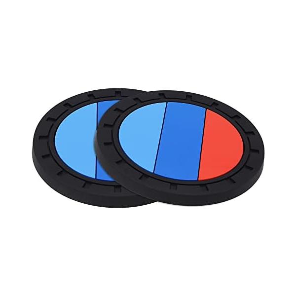 AOOOOP Car Interior Accessories Compatible with BMW Sport M Stripe Cup Holder In