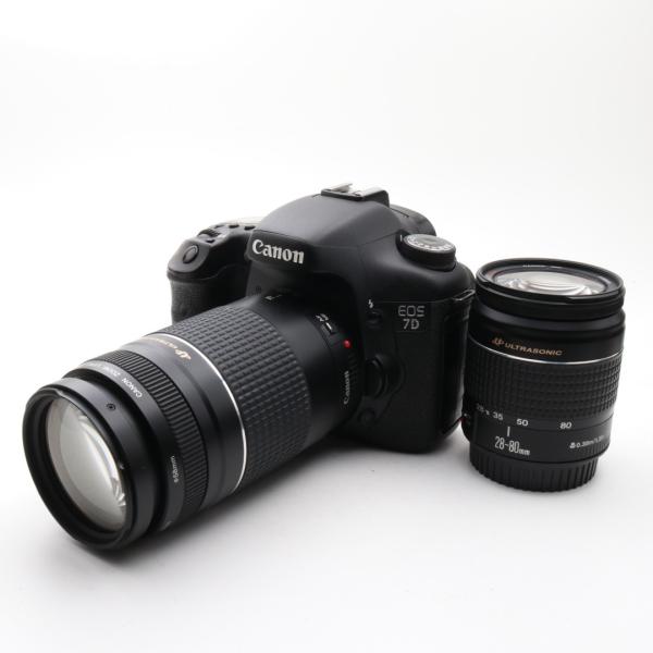 EOS 中古 良品 Canon 7D ダブルレンズセット キャノン カメラ EOS 中古 良品 Canon 7D ダブルレンズセット キャノン カメラ