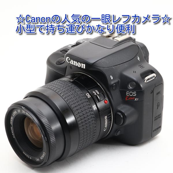 中古 美品 Canon EOS X7 レンズセット 一眼レフ カメラ キャノン