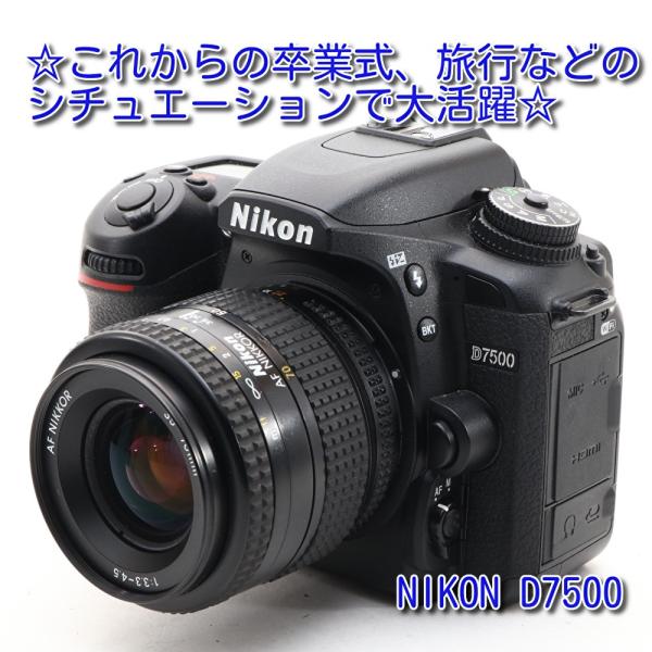 中古 美品 NIKON D7500 レンズセット ニコン カメラ 一眼レフ