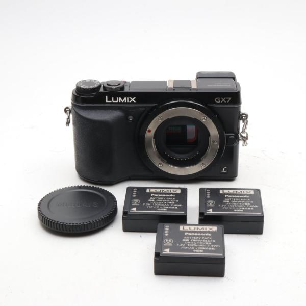 パナソニック ミラーレス一眼カメラ ルミックス GX7 ボディ ブラック DMC-GX7-K