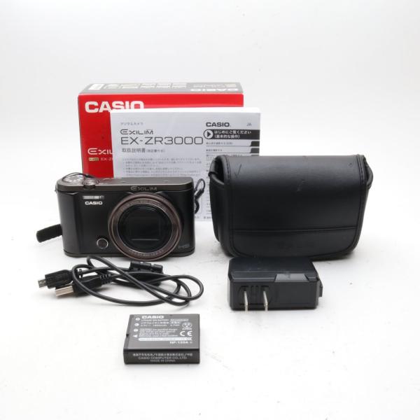 CASIO デジタルカメラ EXILIM EX-ZR3000BK 自分撮りチルト液晶 オート