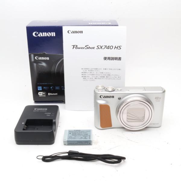 Canon コンパクトデジタルカメラ PowerShot SX740 HS シルバー 光学40