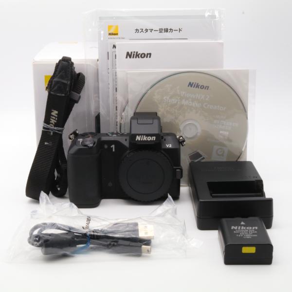 Nikon ミラーレス一眼 1 V2 ボディー ブラック N1V2BK : オンカメ