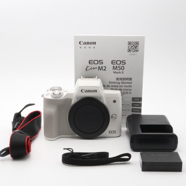 【オススメ】Canon ミラーレス一眼カメラ EOS Kiss M2 ボディー ホワイト KISSM2WH-BODY Canon ミラーレス一眼カメラ EOS Kiss M2 ボディー ホワイト KISSM2WH
