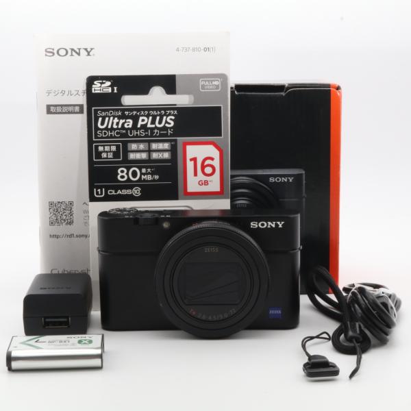 SDカード付】SONY Cyber-shot RX100VI DSC RX100M6〔コンパクト