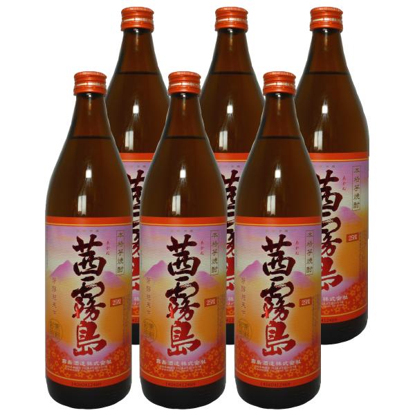 芋焼酎 茜霧島 900ml 6本セット 送料無料 : お酒・お米・食品の