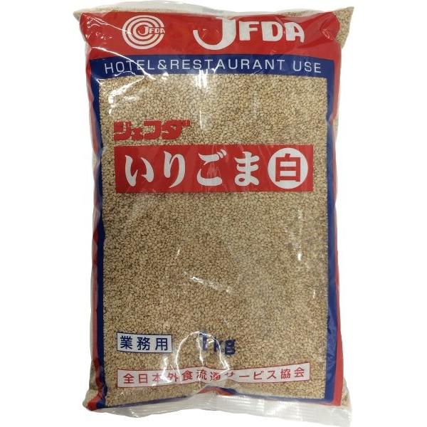 品名：いりごま原材料：ごま内容量：1kg販売者：株式会社ジェフダJK飲食店はもちろん、ご家庭でも使えるいりごま(白)です  ご注文数量によって送料を加算させていただく場合がございますので、ご注意下さい。