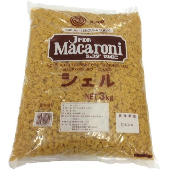 JFDA シェルマカロニ 3kg :fd0052:お酒・お米・食品のともだヤフー店 - 通販 - Yahoo!ショッピング