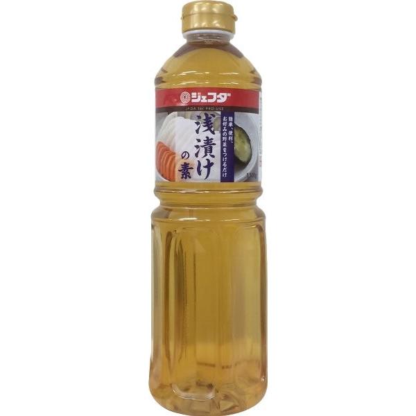 品名：浅漬けの素原材料：食塩、還元水あめ、砂糖、果糖ぶどう糖液糖、醸造酢、醤油、調味料(アミノ酸等)、塩化マグネシウム含有物(原材料の一部に小麦を含む)内容量：1L販売者：株式会社ジェフダ料理店 レストランに使える大容量の浅漬けの素です。 ...
