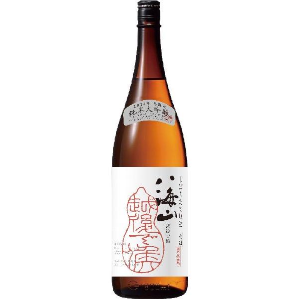 爆買 日本酒 八海山 純米大吟醸 しぼりたて原酒 越後で候 赤越後 1.8L 12月頃入荷 予約商品 2026年製造
