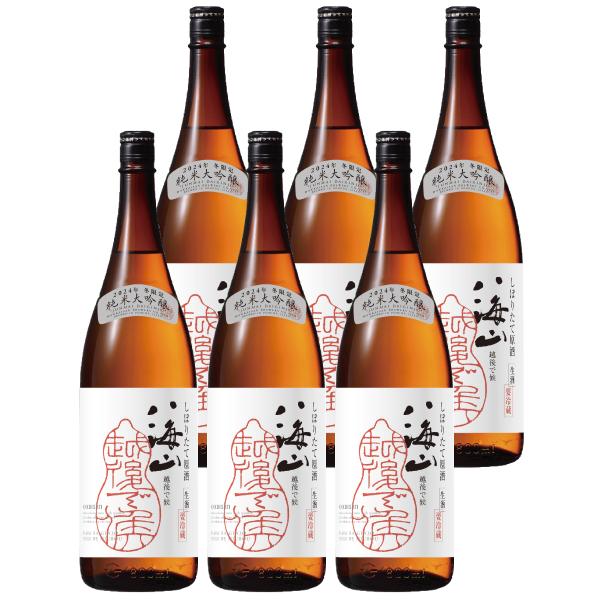 日本酒 八海山 純米大吟醸 しぼりたて原酒 越後で候 赤越後  1.8L 6本セット 送料無料 クーポンでさらにお得 12月頃入荷予定・予約商品 2026年製造