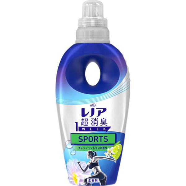 他サイト： レノア超消臭１ｗｅｅｋＳＰＯＲＴＳフレッシュシトラスの香り本体  530mLの商品画像