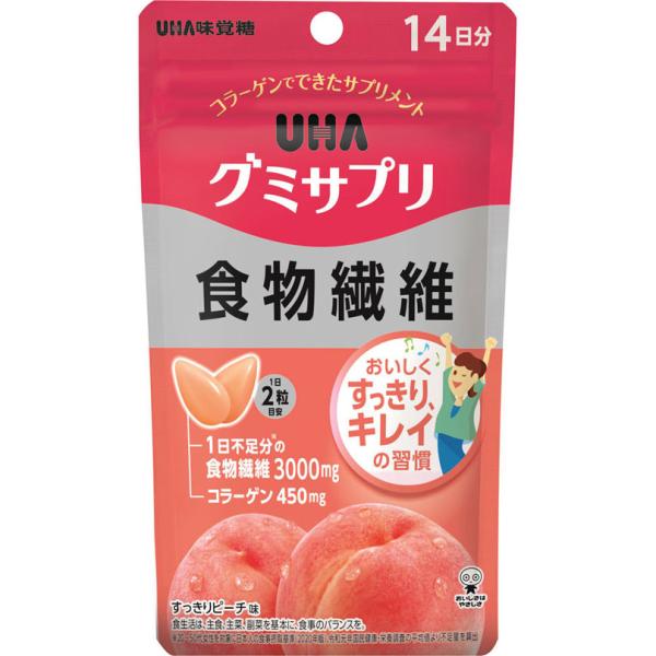 他サイト： ＵＨＡグミサプリ 食物繊維 １４日分ＳＰ  28粒の商品画像