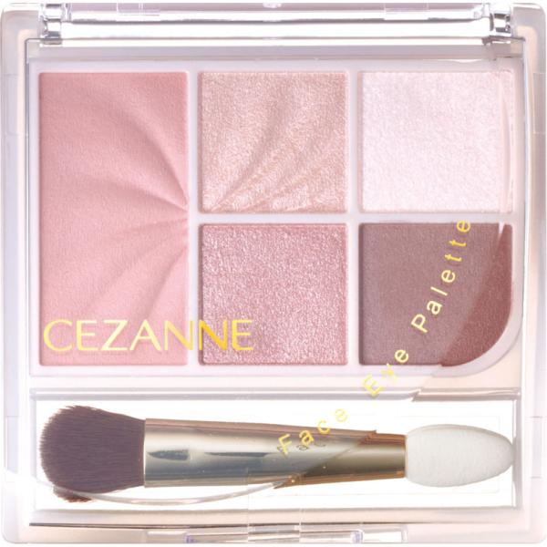 セザンヌ フェイスアイパレット 1個 クラッシーピンク 02