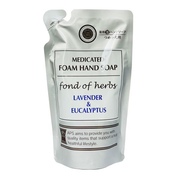 APS　薬用泡ハンドソープ　ラベンダー＆ユーカリ　詰替  220mL 医薬部外品