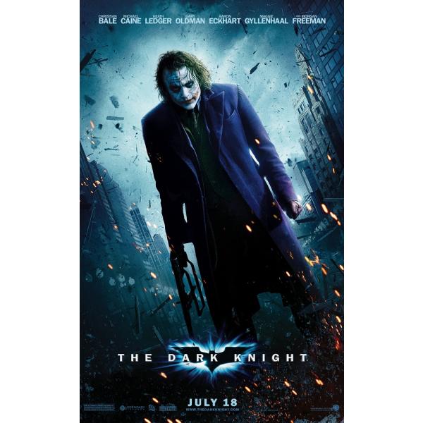 映画ポスター ダークナイト THE DARK KNIGHT DC 24×38.4inc (61×97.5cm