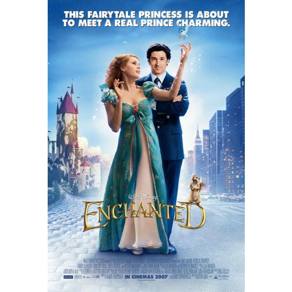 映画ポスター 魔法にかけられて ENCHANTED ディズニー 27×40inc (68.9