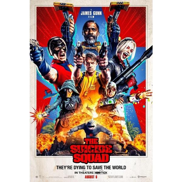 ザ・スーサイドスクワッド 映画ポスター DCコミック US版 黒フレーム付き A3サイズ mi1