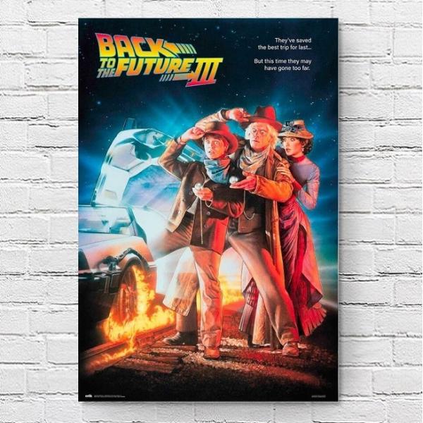 バックトゥザフューチャー 3 映画ポスター US版 24×36インチ