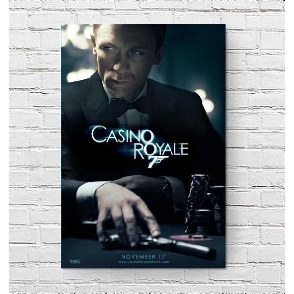 007 カジノロワイヤル 映画ポスター US版 11×17インチ (27.9×43.2cm) mp1