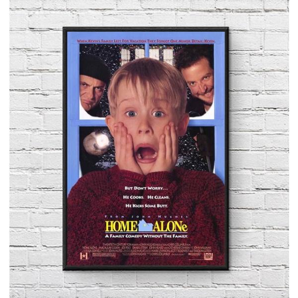 ホームアローン 映画ポスター US版 黒フレーム付き A3サイズ mi1