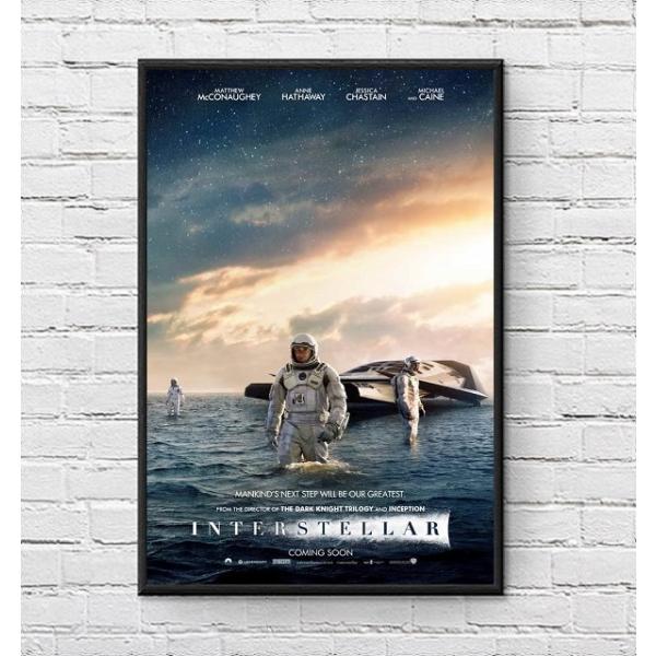 インターステラー 映画ポスター Interstellar US版 黒フレーム付き A3サイズ mi3