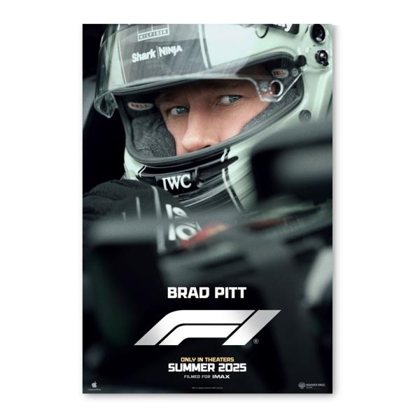 エフワン F1 映画ポスター ブラッドピット US版 11×17インチ (27.9×43.2cm) mp3