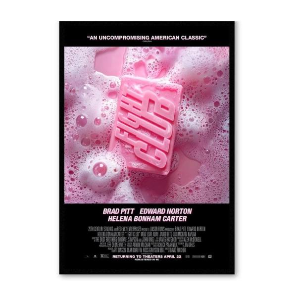 ファイトクラブ 映画ポスター US版 黒フレーム付き A3サイズ mi52