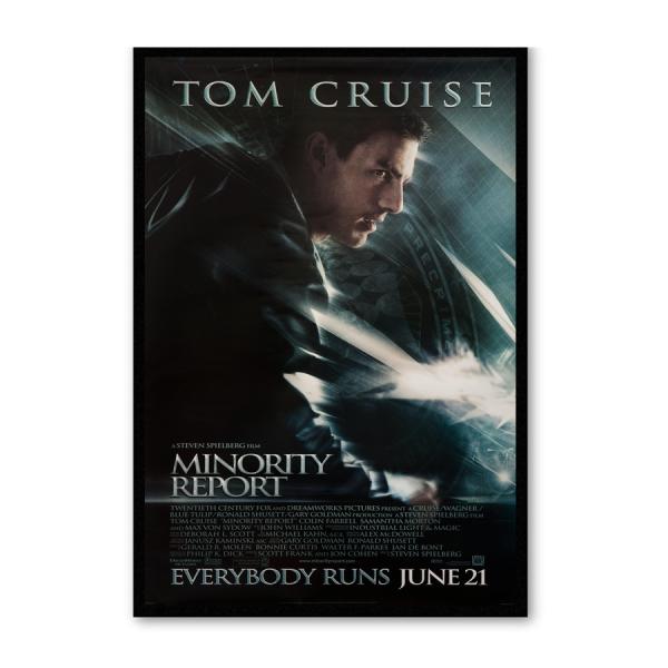マイノリティリポート 映画ポスター US版 黒フレーム付き A3サイズ mi51