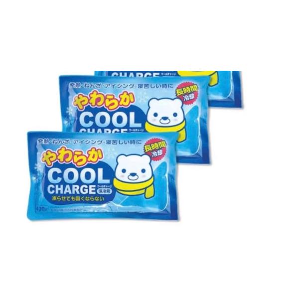 COOL charge 400g 硬くならない保冷剤 やわらかクールチャージ 小久保工業所　ゆうメール2個まで！2個以上ご購入は送料が変わります。