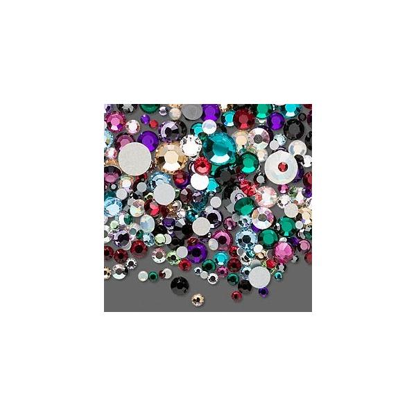 ゆうメール250円代引き出来ません。代引きは宅配便をご指定ください。ss3-ss30の高品質ガラス製ラインストーンアクリルストーン、Hotfix、ネイルメタルパーツなども少しだけ入っています。画像はイメージです。全く同じラインストーンが入る...