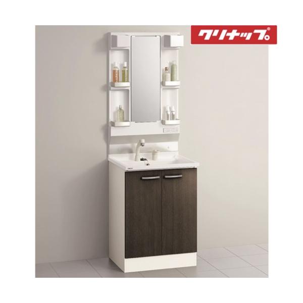 BGA クリナップ 洗面化粧台 BGAシリーズ W600 1面鏡 シャワー付