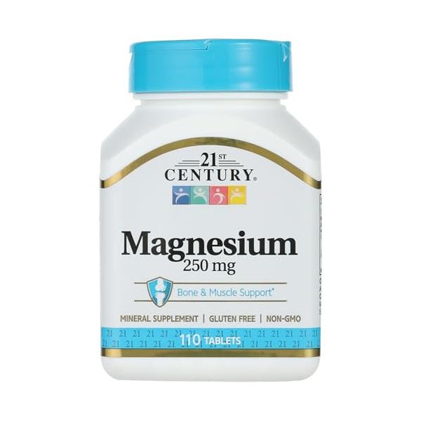 21st Century Health Care, Magnesium, 250 mg, 110 Tablets