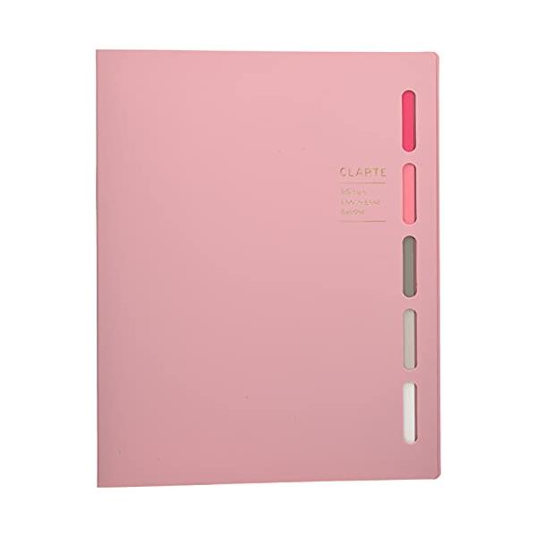 マルマン ルーズリーフ バインダー B5 クラルテ 26穴 ピンク F311-08