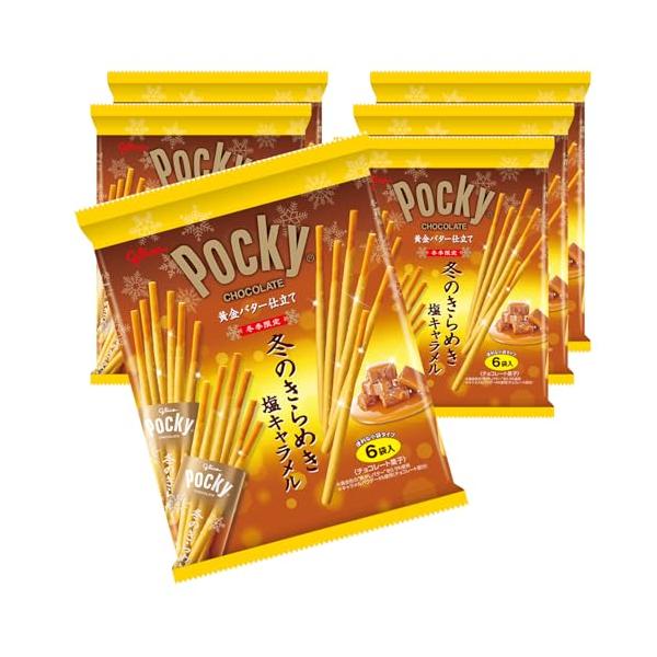 江崎グリコ 冬のきらめきポッキー 江崎グリコ お菓子 おかし チョコ チョコレート 冬限定 Pocky chocolate glico 6袋×6個