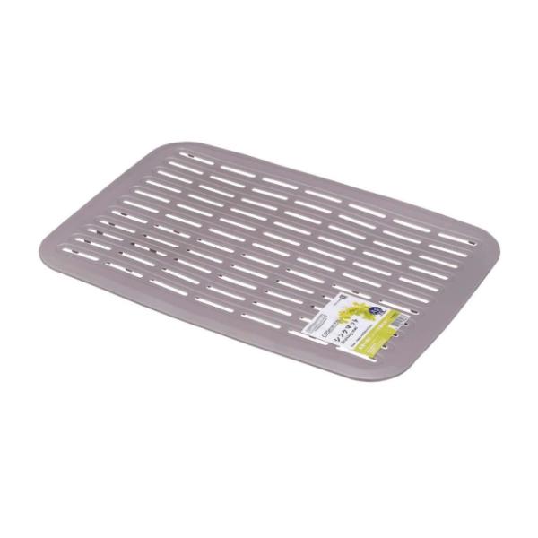 シンクが傷つくのを防いでくれます。柔らかい素材なので食器を落ちても割れにくいです。銀イオンの抗菌加工がしてあります。■製品スペックサイズ：約46.2×32.6×1cm(横幅×奥行×高さ)材質：ポリエチレン原産国：日本＜おすすめポイント＞キッ...