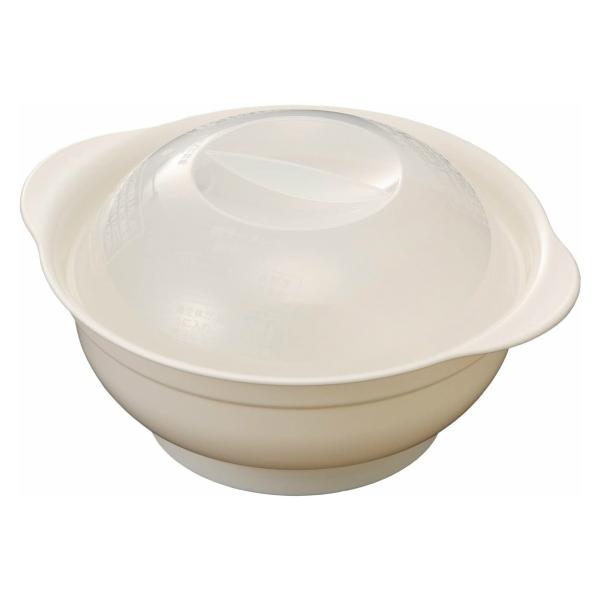 容器に水もしくはお湯を入れて麺を入れたらレンジでチンしてください。鍋も丼も使わず美味しいラーメンが作れます。調理器具と器を兼ねているので、洗い物も少なく楽チンです。洗いやすいシンプルな形状でお手入れも簡単です。フタや持ち手部分は熱くならない...