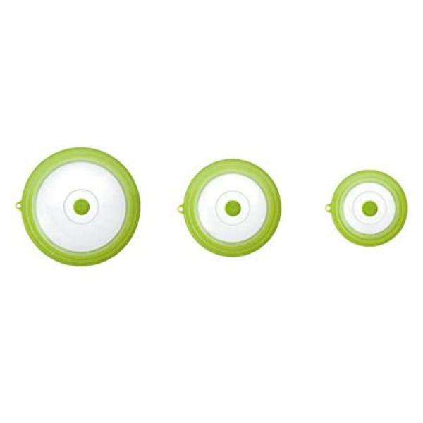 電子レンジでラップの代わりに使える便利なフタです。冷蔵庫でもラップの代わりに使えるフタです。水滴が皿に落ちにくいので料理を水滴から守ります。対応サイズ約10.5〜22cmまで。※円形のため使用できるのは丸皿に限ります。■製品スペック＜サイズ...