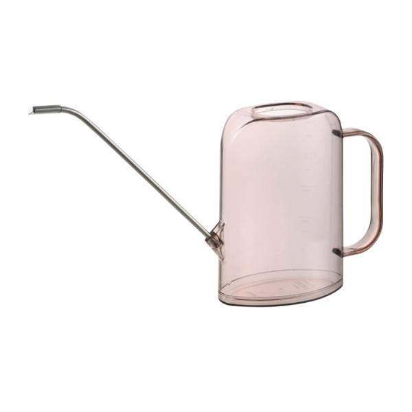 細くやさしい水が根元に注げるレクタングル型のピッチャーです。極細ステンレスノズルなので、水が細く出て、小さな植物の根本に届きやすく、やさしく水やりができます。文庫本のようなスマート形状で、狭い場所にもすっきり収納できます。液肥の希釈に便利な...