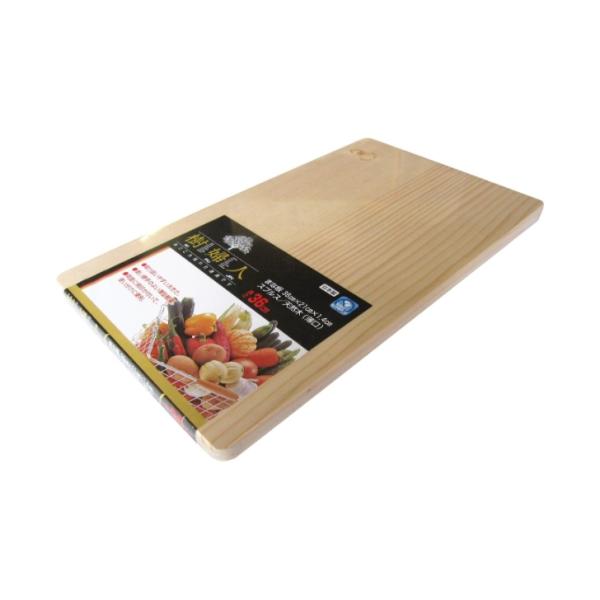 取り扱いしやすい大きさのまな板。使い勝手の良い薄型軽量。木製のまな板は刃あたりが柔らかく、包丁の刃にも優しい。両面に使い分けに便利な魚と野菜の焼印マーク。※食器洗い乾燥機の使用はお控えください。■製品スペックサイズ：約36×21×1.4cm...
