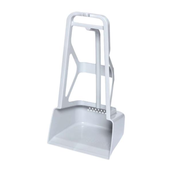 ※こちらの商品は単品発送になるため、他の商品と合わせ買いができません。合わせ買いの場合、送料が発生する場合ございます。ご了承ください。腰をかがめず使える大型ちりとりです。70cmと62cmの2つの高さから選べる持ち手位置。ゴミだけ残して水や...