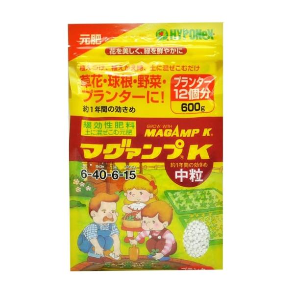 ハイポネックス マグァンプk 中粒 600g 緩効 元肥 追肥 肥料 Tomorrow Life ヤフー店 通販 Yahoo ショッピング