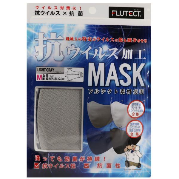 マスク 抗ウイルス加工 布マスク 抗菌 洗える フルテクト素材 4色 2