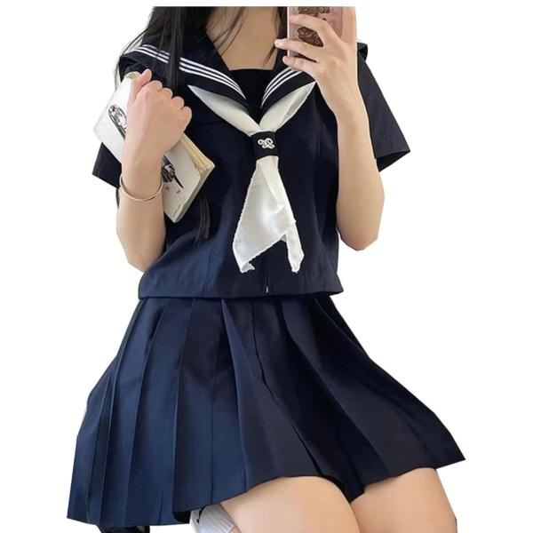 古着コスプレ 前開 セーラー服  大きいサイズ17 510Sb5Yo9JL._AC_UL210_SR210,