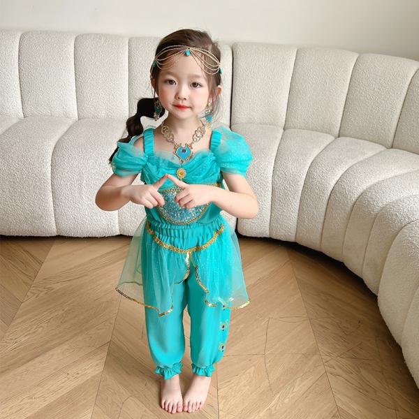 子供用 キッズ 仮装 上下 トップス パンツ 子供ドレス 女の子 ガールズ ハロウイン クリスマス 文化祭 パーティー